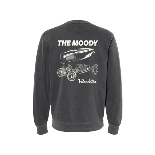 The Moody Roadster Cutaway Crewneck Sweatshirt
